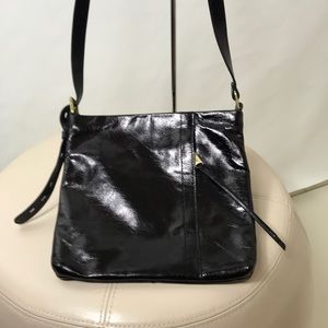 Hobo cross bag black leather